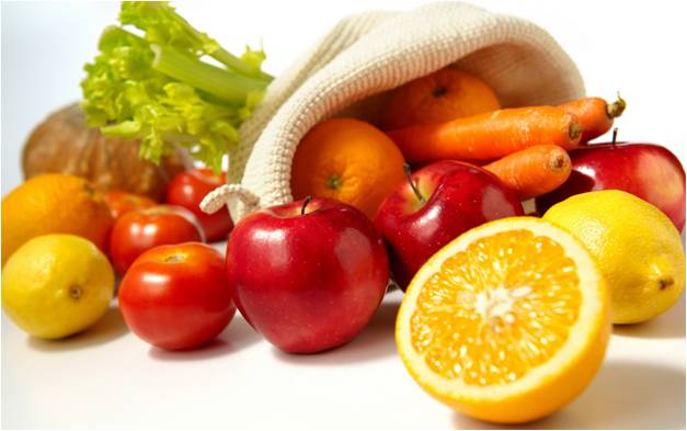 Καταναλώστε ωμά λαχανικά και φρούτα