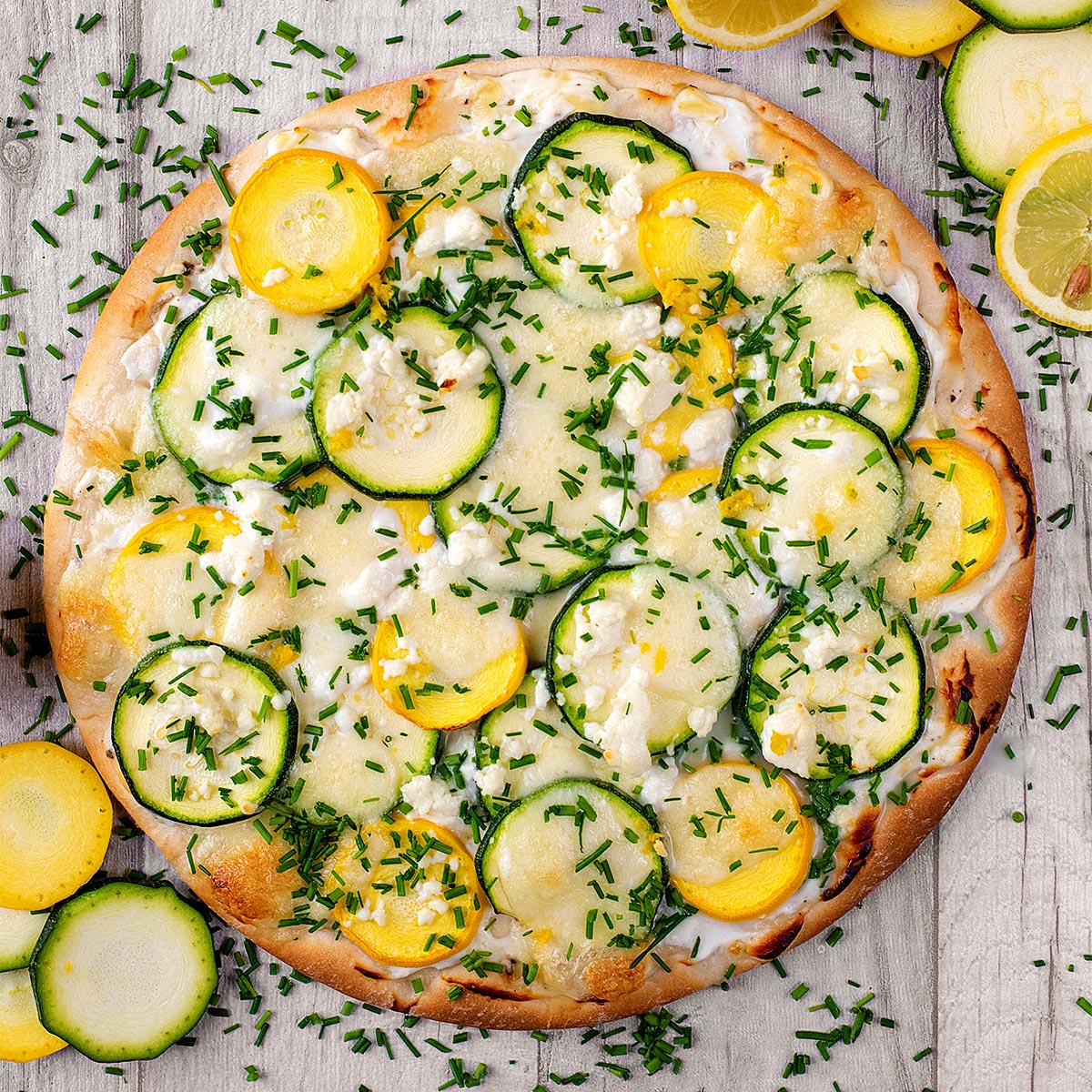 Courgette and Lemon Pizza featured b