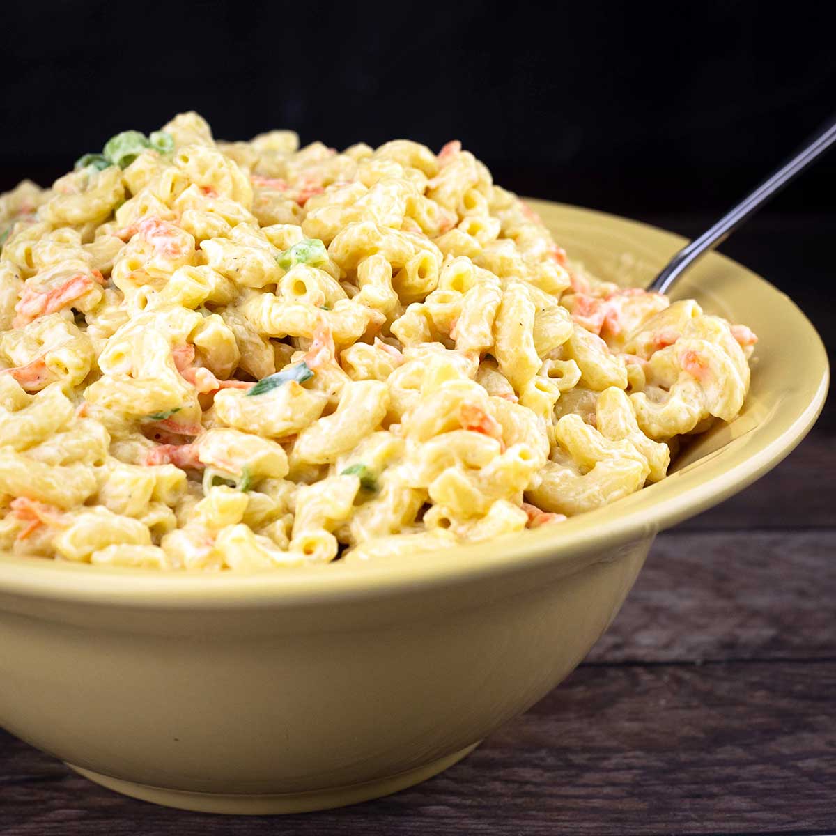 Hawaiian macaroni salad sq