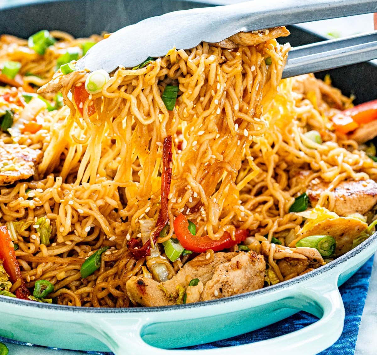 chicken ramen stir fry 1