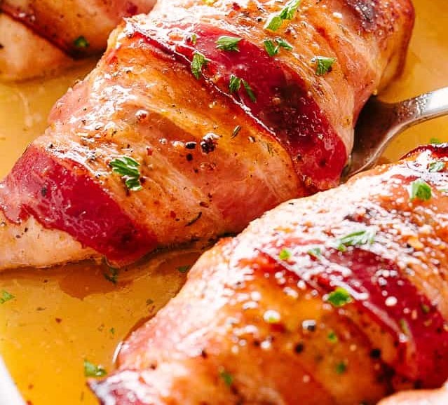 Bacon Wrapped Baked Chicken 6
