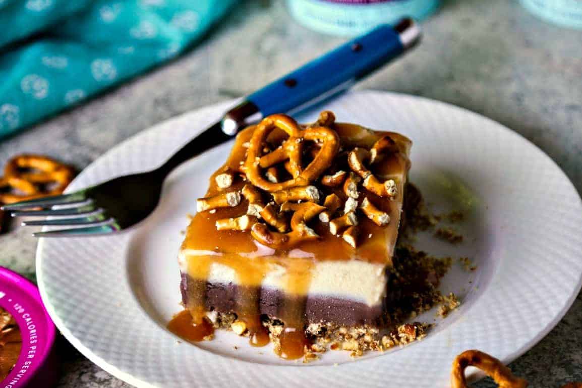 Dark Chocolate Salted Caramel Ice Cream Dessert 7601