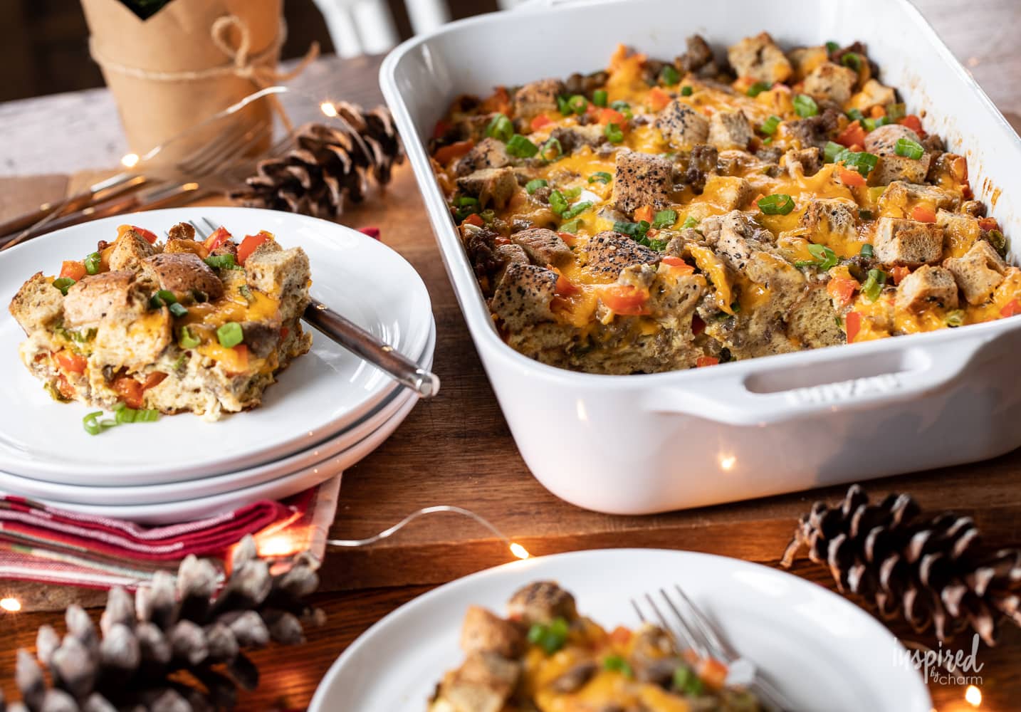 Overnight Everything Bagel Breakfast Casserole Recipe